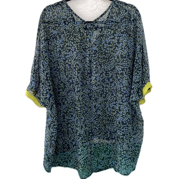 Free People Intimately Swim Cover Up Blue Green Small - Picture 4 of 10